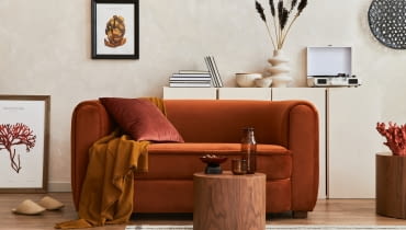 Kolorowe kanapy z nutą vintage