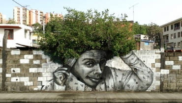Autor: Nuxuno Xän. steet art, najciekawsze prace steet art, murale, sztuka uliczna, banksy, ciekawe graffitii