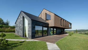 Dom na wzgórzu - projekt pracowni RS+ Robert Skitek