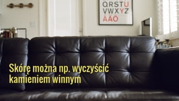 Na mokro domowymi sposobami można czyścić tylko skórę licową