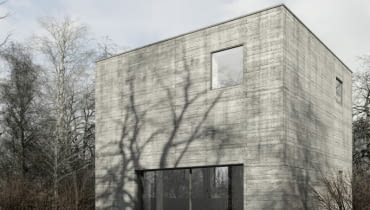 'Kostka z betonu' - projekt pracownia TEŻ ARCHITEKCI Metamorfoza domu kostki