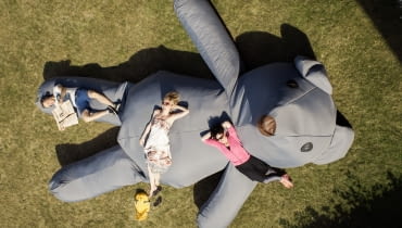 Przytulanka na ulicach Warszawy Przytulanka na ulicach Warszawy