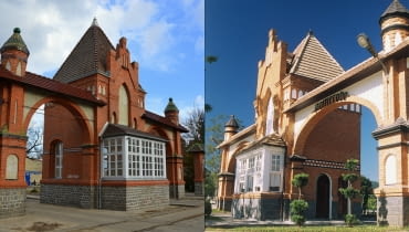 Brama główna Portu w Szczecinie oraz jej kopia w Brazylii