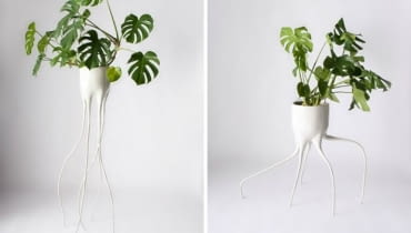 Monstera, czyli potworna doniczka; proj. Tim van de Weerd monstera, doniczka, design, projekt, ciekawy projekr