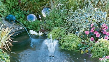 Fertigteich der