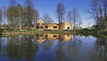 Polska Zagroda w budowie. Proj. BXBstudio Bogusław Barnaś Polska Zagroda w budowie. Proj. BXBstudio Bogusław Barnaś