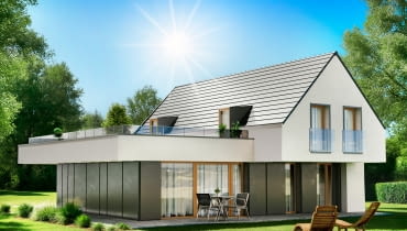 Dachówka betonowa Teviva TermoComfort, kolor grafitowy