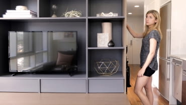 Meblościanka Ori: strefa RTV Meblościanka Ori: strefa RTV