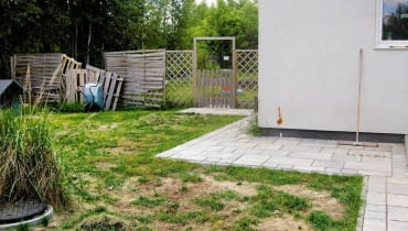 Tak było - ogród przed przebudową Tak było - ogród przed przebudową