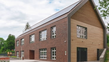 Przedszkole w Dziećmorowicach. Proj. Pracownia Architekt Piotr Jański Przedszkole w Dziećmorowicach. Proj. Pracownia Architekt Piotr Jański