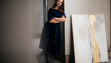 Czas zapisany w tkaninie: malarstwo Magdaleny Lenartowicz