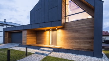 Dom nagrodzony tytułem Fasada Roku Baumit 2015 (Nagroda Internautów oraz Nagroda Jury w kategorii Budynek Jednorodzinny Nowy), Zielonki Wieś Dom nagrodzony tytułem Fasada Roku Baumit 2015 (Nagroda Internautów oraz Nagroda Jury w kategorii Budynek Jednorodzinny Nowy), Zielonki Wieś