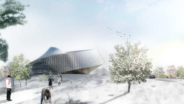 Kazachska Biblioteka Narodowa projektu Bjarke Ingels Group. big, kazachstan, biblioteka, bjarke ingels group, kazachska biblioteka narodowa