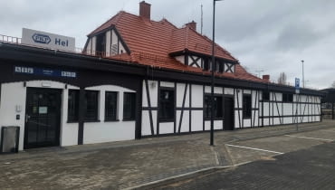 Dworzec Hel po przebudowie Dworzec Hel po przebudowie