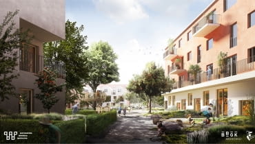 Warszawska Dzielnica Społeczna. Proj. BBGK Architekci. Warszawska Dzielnica Społeczna. Proj. BBGK Architekci.