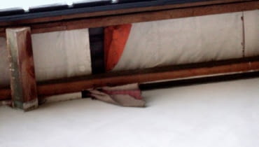 Porwana membrana dachowa naprawa dachu