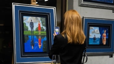 Wernisaż wystawy "Desire" Rafała Olbińskiego w Krakowie