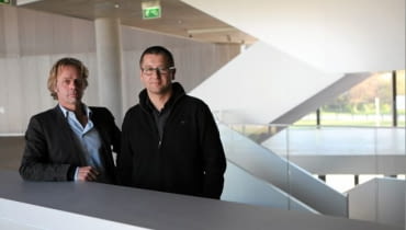 Justus Pyzall i Bartłomiej Kisielewski (od lewej) Justus Pyzall i Bartłomiej Kisielewski (od lewej)