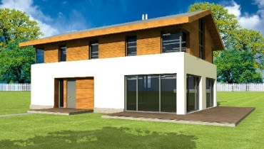 Widok elewacji wejściowej Widok elewacji wejściowej