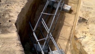 budowa domu, fundamenty, zbrojenie