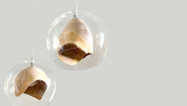 Lampy Teca, proj. Slow Wood lampy, oświetlenie, design