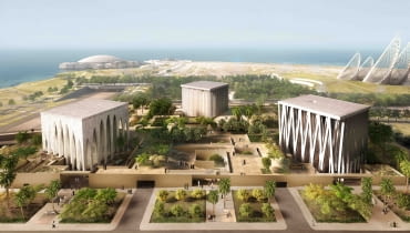 Dom Abrahama w Abu Zabi. Proj. Adjaye Associates Dom Abrahama w Abu Zabi. Proj. Adjaye Associates