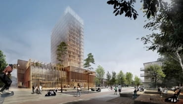 Sara Kulturhus w Skellefteå - najwyższy drewniany dom na świecie Sara Kulturhus w Skellefteå - najwyższy drewniany dom na świecie