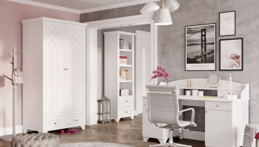 Biały pokój dla dziewczynki