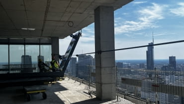 Budowa The Bridge w Warszawie Budowa The Bridge w Warszawie