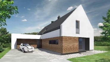 dom jednorodzinny, projekt na zamówienie