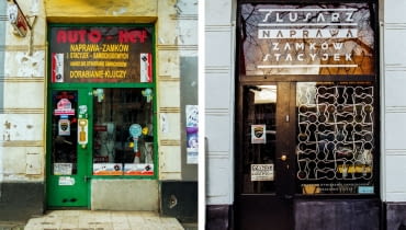 Nowy szyld ślusarza na warszawskiej Pradze. Projekt: Paweł Ryżko. Nowy szyld ślusarza na warszawskiej Pradze. Projekt: Paweł Ryżko.