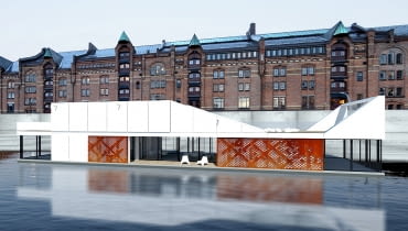 Biuro na wodzie. Wizualizacja