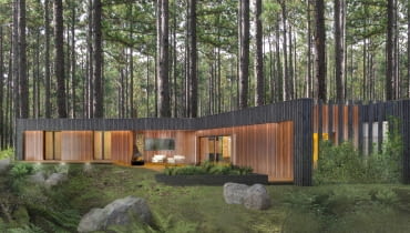 Moody-Woody House. Proj. 3DPROJEKT architektura Moody-Woody House. Proj. 3DPROJEKT architektura