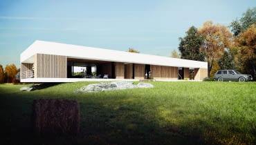Dom nad Czarną Przemszą. Proj. MUS Architects. Dom nad Czarną Przemszą. Proj. MUS Architects.