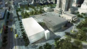 Wizualizacje nowej siedziby Muzeum Sztuki Nowoczesnej i Teatru TR w Warszawie Wizualizacje nowej siedziby Muzeum Sztuki Nowoczesnej i Teatru TR w Warszawie