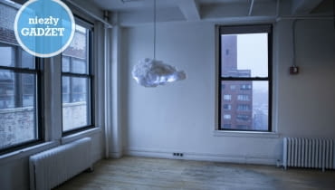 Cloud - interaktywna lampa w kształcie chmury. Proj. Richard Clarkson lampa, chmura, lampa w kształcie chmury, interaktywna lampa, oryginalna lampa