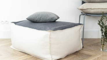 Puf L grey Agata Melerska Pracownia, Pakamera Puf L grey Agata Melerska Pracownia, Pakamera