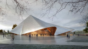 Teatr Opery i Baletu w Prisztinie. Proj. BIG,  ALB-Architect