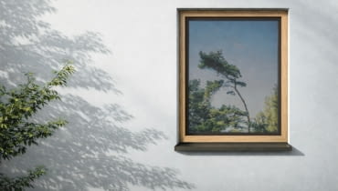 W połączeniu z ościeżnicą o naturalnym, drewnianym wyglądzie, czarne skrzydło Schüco LivIng Panorama staje się tylko smukłym konturem. W połączeniu z ościeżnicą o naturalnym, drewnianym wyglądzie, czarne skrzydło Schüco LivIng Panorama staje się tylko smukłym konturem.