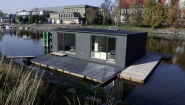dom na wodzie, wrocław, dom, polska, dom modułowy, isola system
