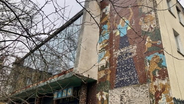 Budynek kina Fala w Giżycku