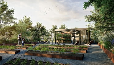 Na tarasach wieżowca Forest pojawią się skrzynie do upraw warzyw Na tarasach wieżowca Forest pojawią się skrzynie do upraw warzyw