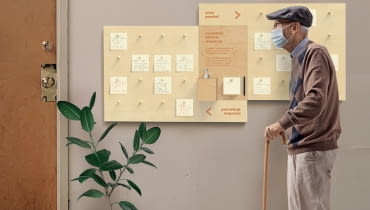 Konkurs "Przestrzeń publiczna w czasach zarazy". Sąsiedzka tablica wsparcia, autorka: Julia Piwowarska Konkurs "Przestrzeń publiczna w czasach zarazy". Sąsiedzka tablica wsparcia, autorka: Julia Piwowarska