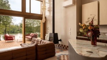 Dom na Mazurach. Proj. wnętrz: ASID Studio