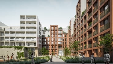 Kozielska Park w Katowicach. Proj. James&Mau Arquitectura