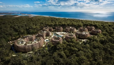 Kompleks apartamentowo-hotelowy na Wyspie Sobieszewskiej. Proj. Paulina Czurak-Czapiewska, Ideograf Kompleks apartamentowo-hotelowy na Wyspie Sobieszewskiej. Proj. Paulina Czurak-Czapiewska, Ideograf