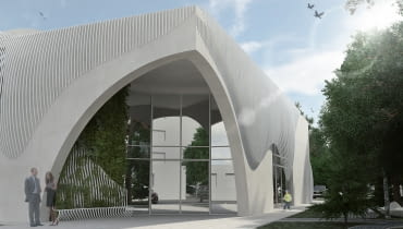 Budynek Miejsko-Gminnej Biblioteki Publicznej w Bełżycach. Proj. GK-Atelier Budynek Miejsko-Gminnej Biblioteki Publicznej w Bełżycach. Proj. GK-Atelier