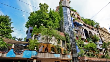 Hundertwasserhaus w Wiedniu Hundertwasserhaus w Wiedniu