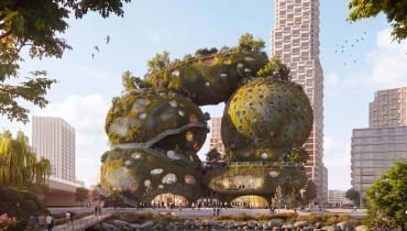 Shift Embassy w Rotterdamie. Proj. MVRDV