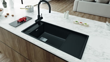 FRANKE bateria filtrująca Mythos Water Hub matowa czerń.